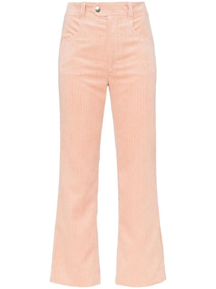 Isabel Marant Neero Corduroy Trousers - Pink