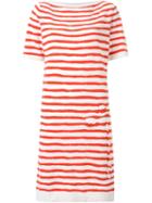 Barrie Striped Shortsleeved Knit Dress