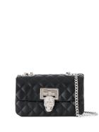 Philipp Plein Crystal Skull Shoulder Bag - Black