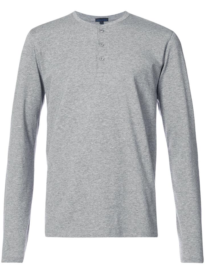 Pya Long Sleeve Henley T-shirt - Grey