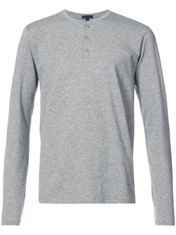Pya Long Sleeve Henley T-shirt - Grey