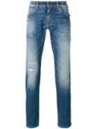 Dolce & Gabbana - Distressed Front Jeans - Men - Cotton/spandex/elastane - 54, Blue, Cotton/spandex/elastane