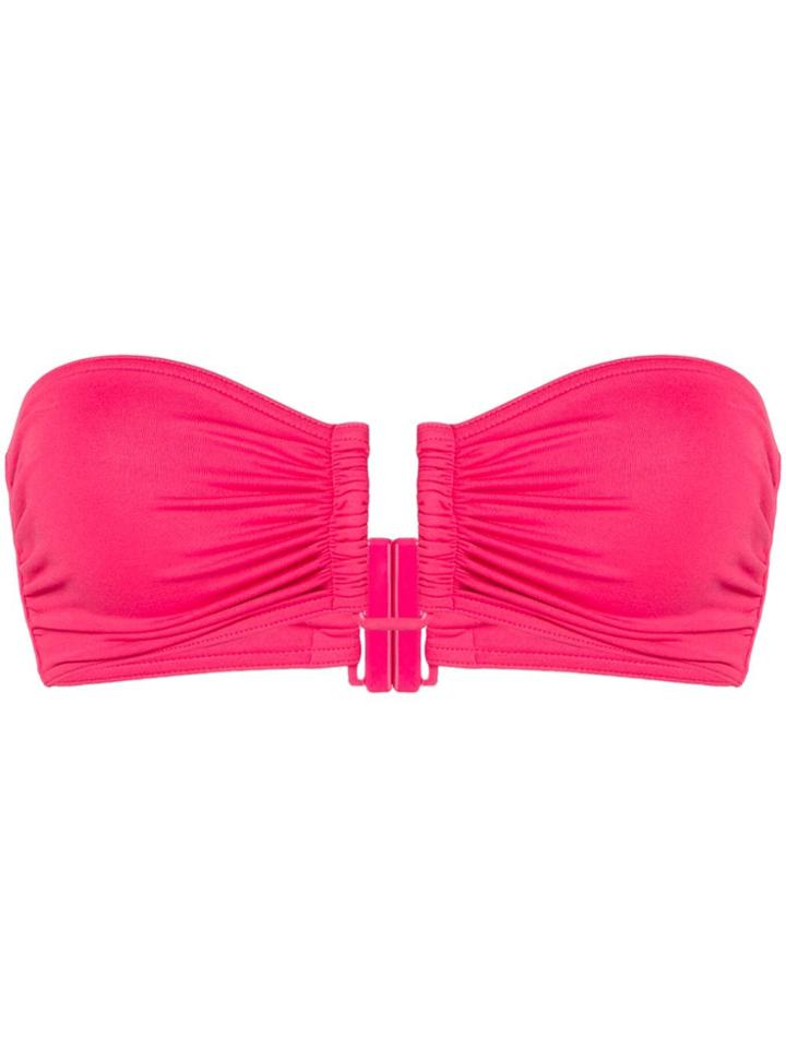 Eres Bandeau Bikini Top - Pink