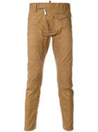 Dsquared2 Zipped Pocket Trousers - Brown