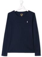 Ralph Lauren Kids Round Neck T-shirt - Blue