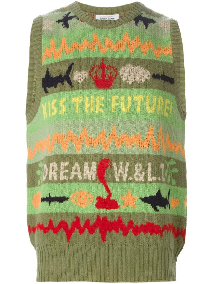 Walter Van Beirendonck Vintage 'dream' Sleeveless Knit Top - Green