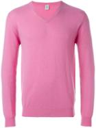 Eleventy V-neck Sweater, Size: Xl, Pink/purple, Cashmere