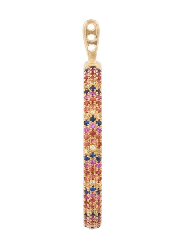 Yvonne Léon 'rainbow' Sapphire Lobe Earring, Women's, Metallic