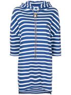 The Upside Striped Hoodie Dress - Blue