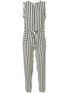 Chinti & Parker Striped Jumpsuit - Black