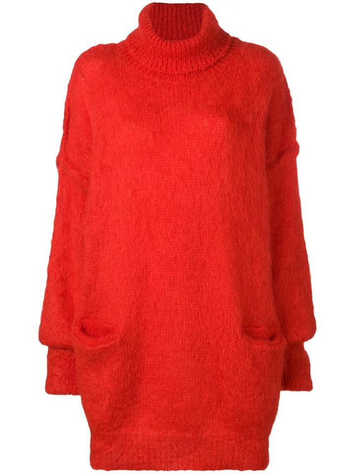 Maison Margiela Oversized Jumper - Red