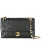 Chanel Vintage Double Flap 25cm Bag - Black