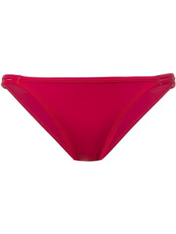 Duskii 'oasis' Slim Regular Bikini Bottom - Red