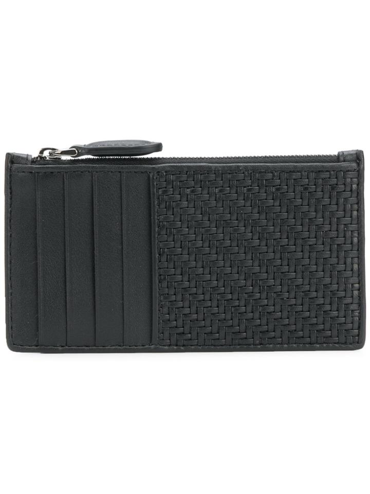 Ermenegildo Zegna Zipped Cardholder - Black