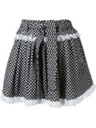 Dodo Bar Or Checked Skirt, Women's, Size: S, Black, Cotton
