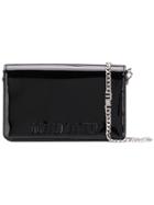 Miu Miu Embossed Logo Cross-body Bag - Black
