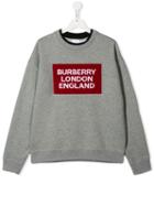 Burberry Kids Foga Sweatshirt - Grey