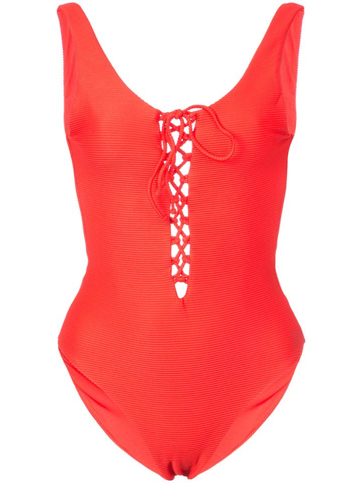 Onia Bridget One Piece Swimsuit - Red