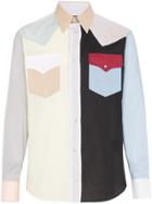 Calvin Klein 205w39nyc Colour Block Western Shirt - Multicolour