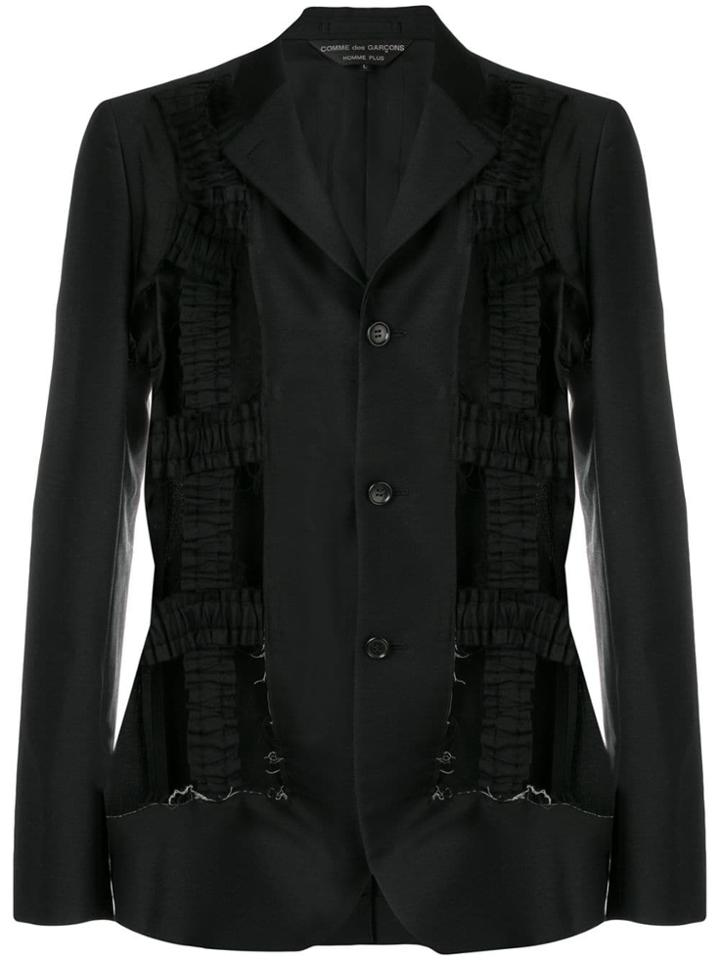 Comme Des Garçons Homme Plus Distressed Blazer - Black