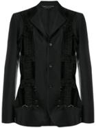 Comme Des Garçons Homme Plus Distressed Blazer - Black