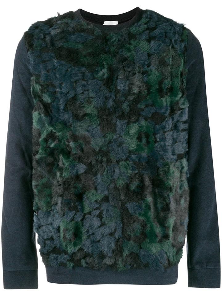Stephan Schneider Faux Fur Sweater - Blue