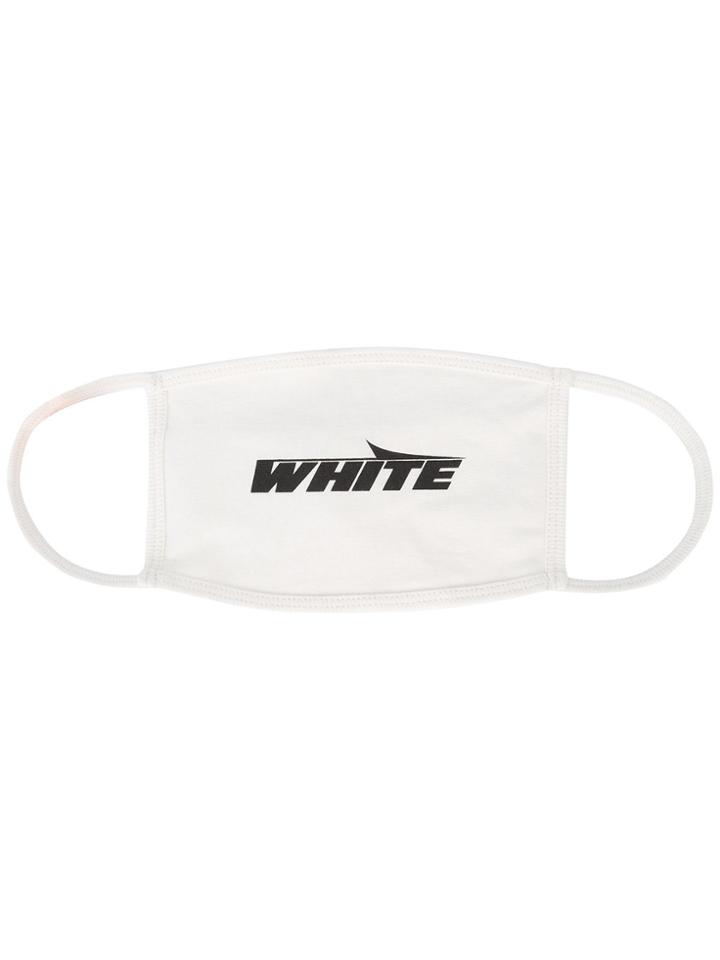 Off-white Logo Printed Face Mask