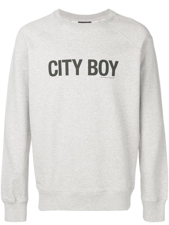 Ron Dorff City Boy Printed Sweatshirt - Grey