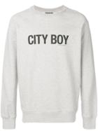 Ron Dorff City Boy Printed Sweatshirt - Grey