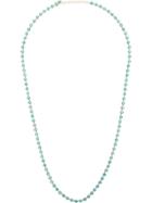 Irene Neuwirth 18kt Yellow Gold Cabochon Turquoise Necklace - Blue
