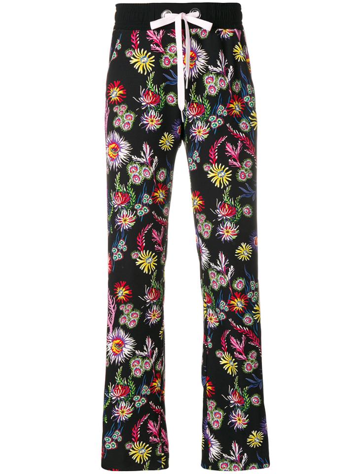 Pinko Floral Joggers - Black