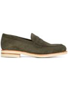 Berwick Shoes Classic Slip-on Loafers - Green
