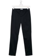Dondup Kids Straight Leg Trousers - Blue