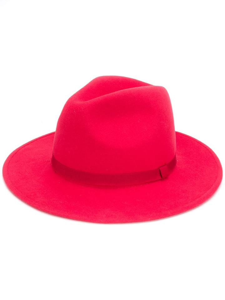 Ps Paul Smith Fedora Hat - Red