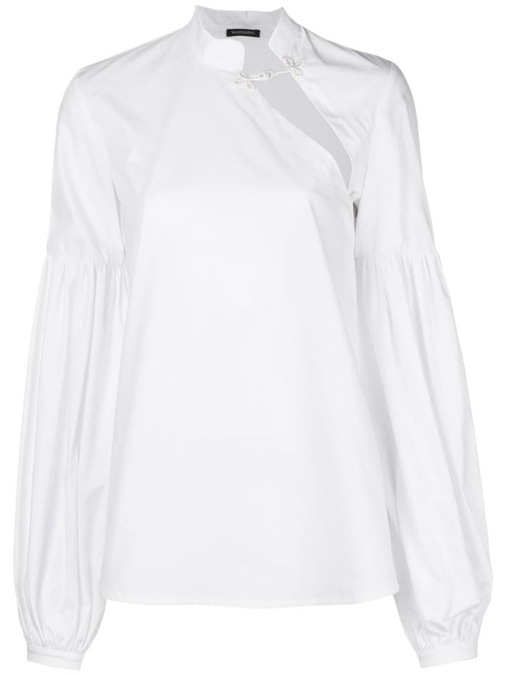 Wandering Embellished Blouse - White