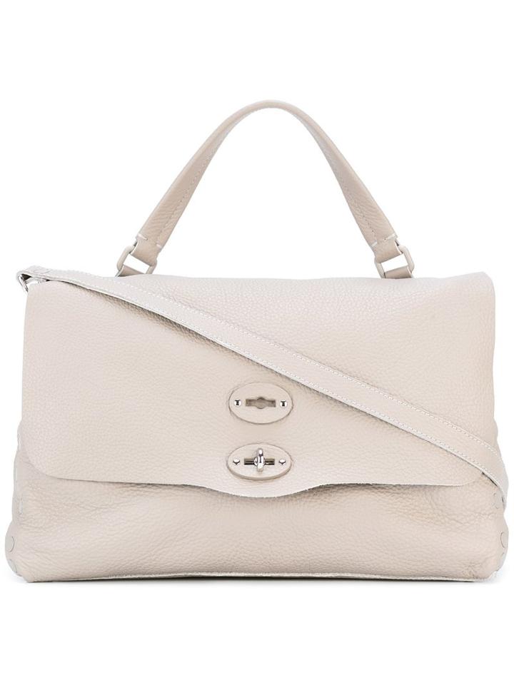 Zanellato Large Postina Tote, Women's, Nude/neutrals, Leather