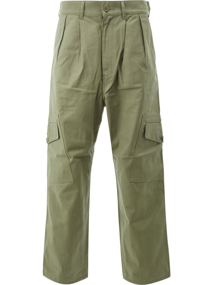 Valentino High Waist Flared Trousers - Green