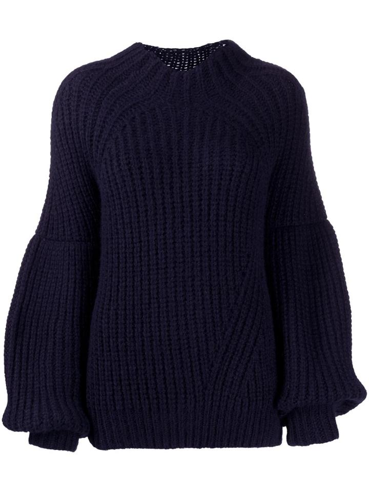 Ulla Johnson Chunky Knit Jumper - Blue