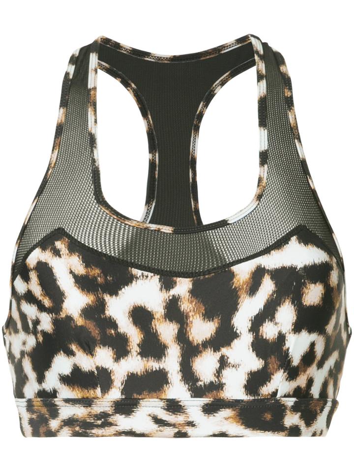 The Upside Animal Print Top - Black