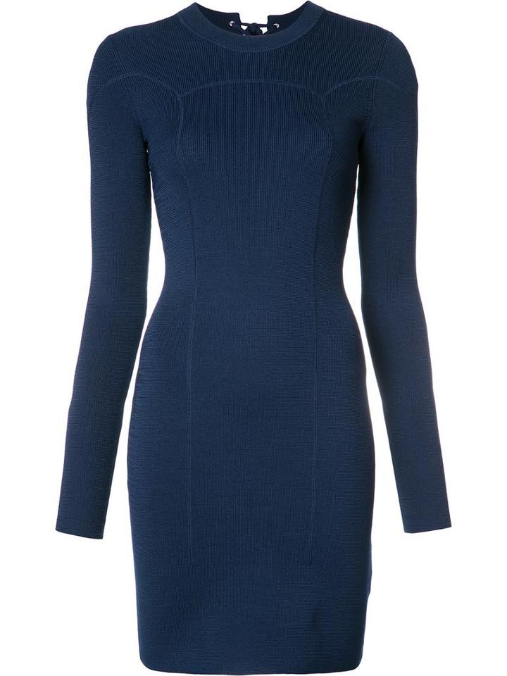 3.1 Phillip Lim Longsleeved Knit Dress, Women's, Size: Medium, Polyester