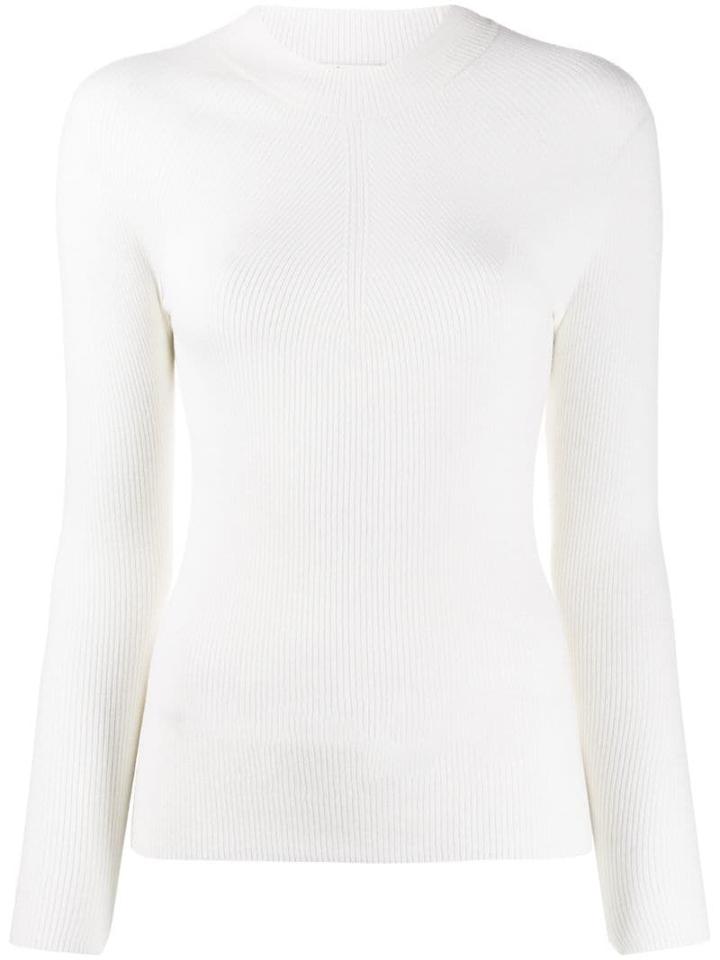 Stefano Mortari Ribbed Jumper - White