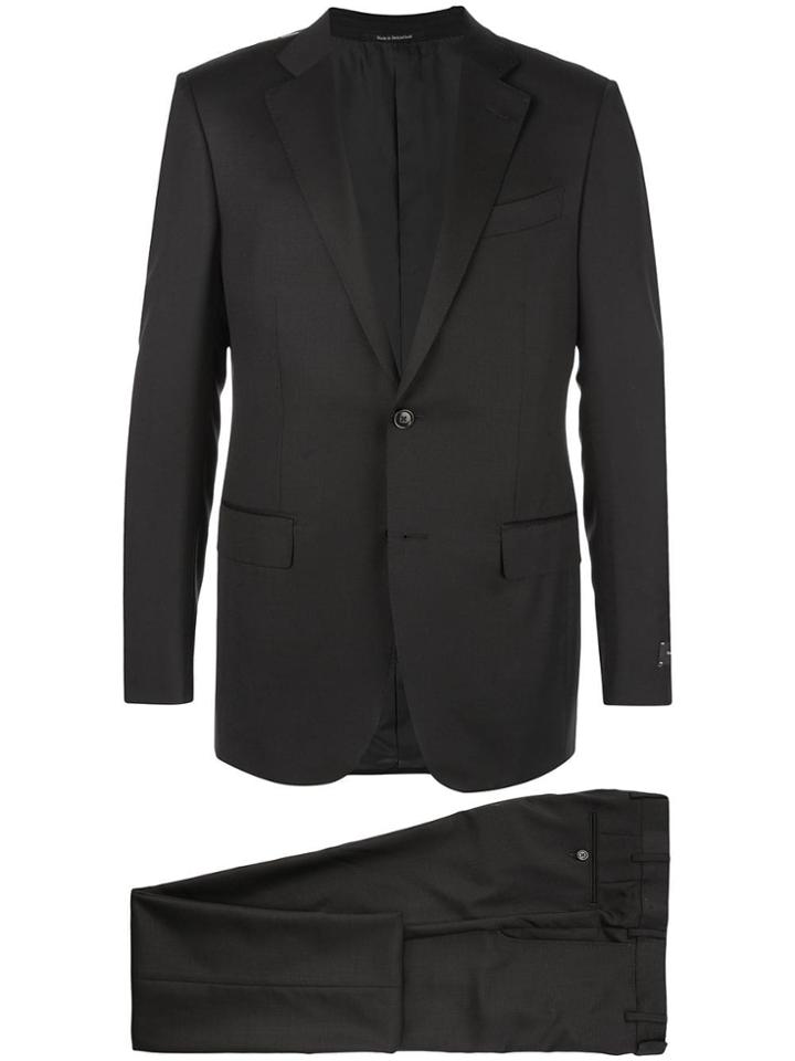 Ermenegildo Zegna Fitted Formal Suit - Grey