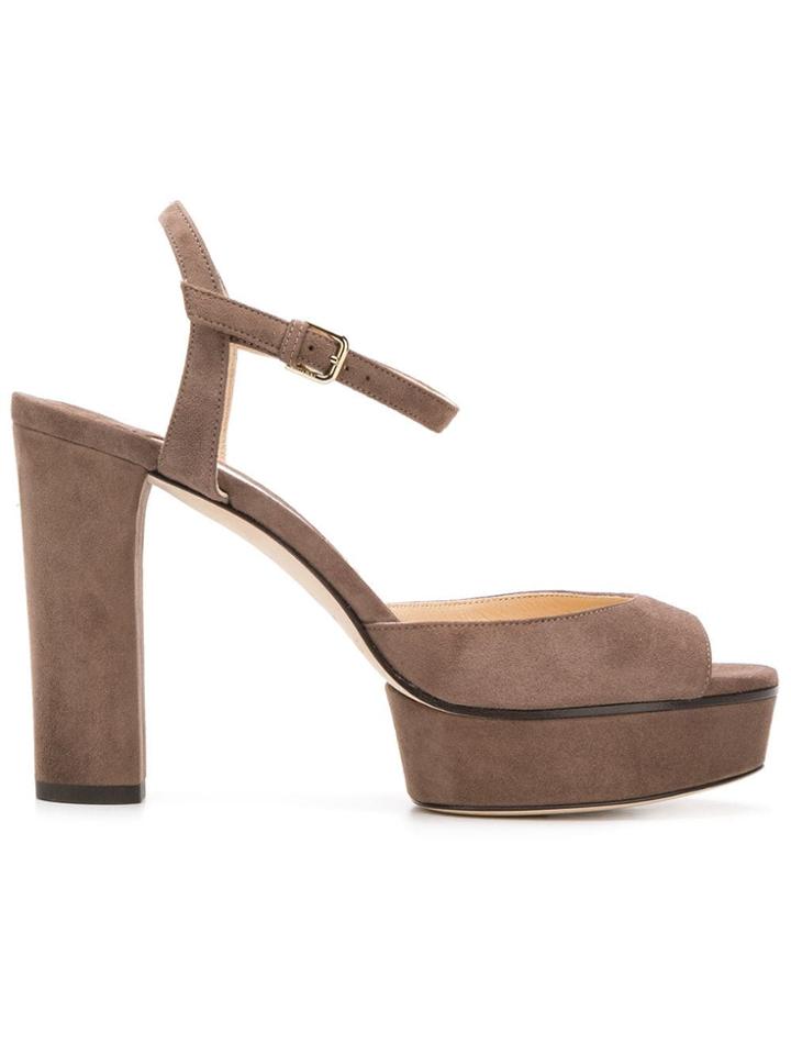 Jimmy Choo Peachy 105 Sandals - Brown