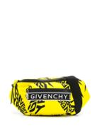 Givenchy Logo Printed Belt Bag - Yellow