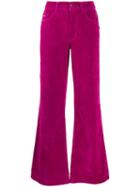 Marc Jacobs Velveteen Flared Jeans - Pink