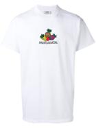 Gcds Fruit Print T-shirt, Men's, Size: Small, White, Cotton