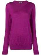 Dolce & Gabbana Fine Knit Jumper - Purple