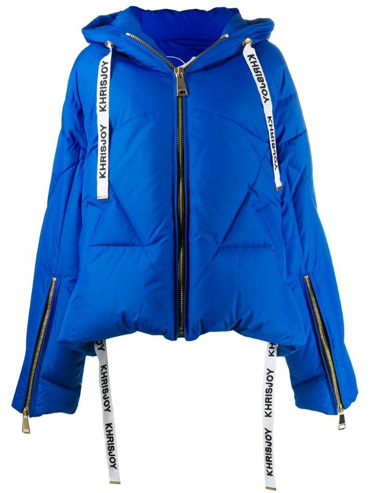 Khrisjoy Hooded Padded Jacket - Blue