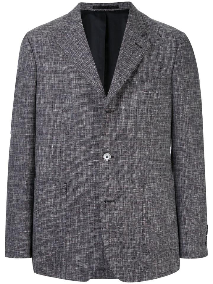 Gieves & Hawkes Woven Blazer - Grey