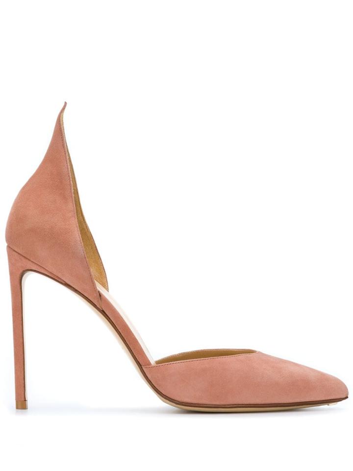 Francesco Russo Pointed Heel Pumps - Pink